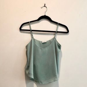 Tobi Mint Cropped Tank